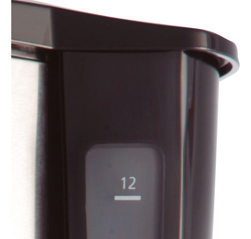 Cafetera De Filtro Smartlife 1.5lts 980w Sl-cm9402 Color Negro/acero Inoxidable