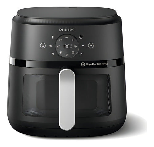 Freidora De Aire Philips Phna23100 13 En 1 6.2 L Negra Negro