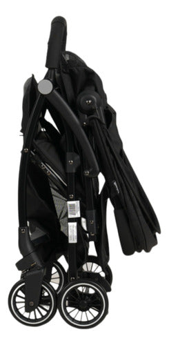 Coche Bebesit 1250-a Negro Foldy Ultracompacto Capota 15kg Negro Negro