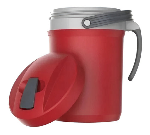Jarra Térmica Fliptop Termolar Bidón 2,5 Litros Camping Azul