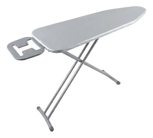 Tabla De Planchar Plegable 141 x 86cm de 6 Alturas Porta Plancha