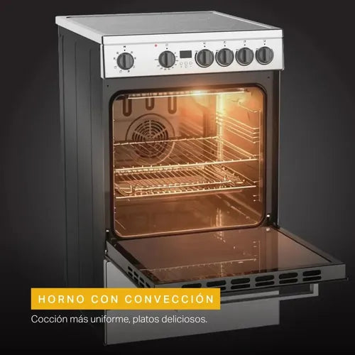 Cocina Whirlpool Eléctrica Inox 55 Cm Inox