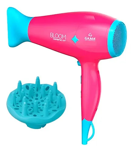 Secador De Pelo Ga.ma Diamond Bloom Pink Cool Shot 2300w C Rosa