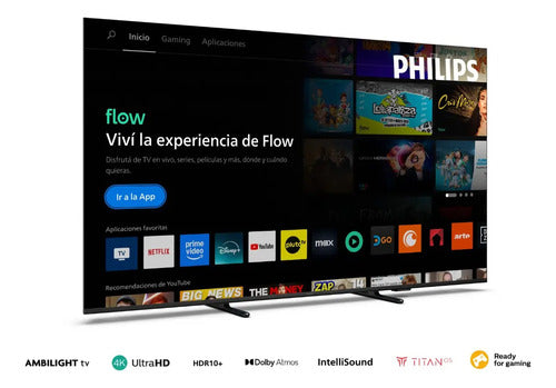 Smart Tv Led Philips 75 Ambilight 4k 75pud8100/77 Titan Os Wifi Bt
