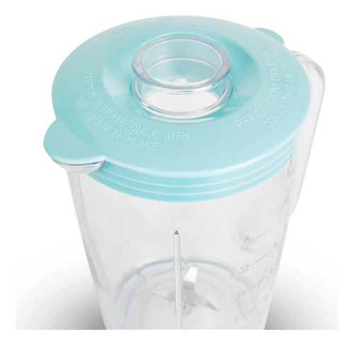 Licuadora Yelmo Lc-1009 Celeste 1.5l Con Jarra De Plástico