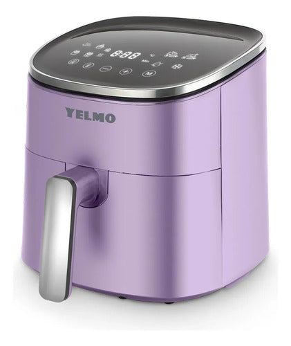 Freidora De Aire Yelmo Fr-7309 Digital 5 Litros 1400w Dig Violeta