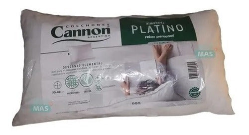 Almohada Cannon Vellón 70x40 De Algodón Lavable Tio Musa