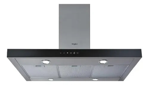 Campana Whirlpool Kr504ix1 Isla 100cm Color Negro Inox Color Inoxidable