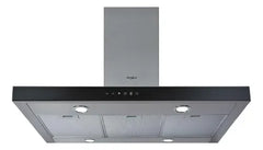 Campana Whirlpool Kr504ix1 Isla 100cm Color Negro Inox Color Inoxidable