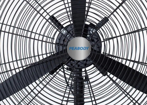 Ventilador Industrial De Pared Y Pie Peabody Pe-vi300me 30 76.2 Cm Negro Aluminio 3