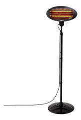 Calefactor Liliana De Pie/pared Exterior Color Negro