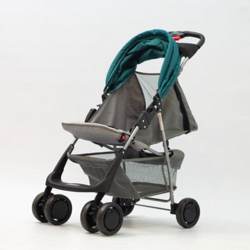 Cochecito De Paseo Bebesit Eos 1337j Verde Reclinable H15k C Verde Oscuro