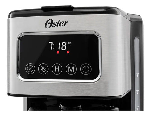 Cafetera Programable Oster Bvstdc4404 Jarra Térmica 8 Tazas Plateado