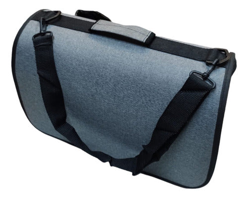 Bolso Para Mascotas Capsula Transportadora Burbuja Plastica - Gris