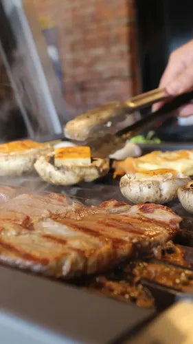 Parrilla Tromen Angus E480 Con Dimmer Color Gris