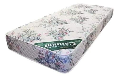 Colchón Cannon Princess Espuma 1.5 Plaza 190x90x20 Cm Blanco