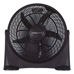 Turbo Ventilador Kanji 20' Fh2010 Plastico 80 Watt Cantidad De Aspas 5 Color De La Estructura Negro Diámetro 50.8 Cm