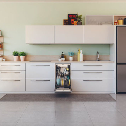 Lavavajillas Candy Cdph2d1047s-12 10 Cubiertos Silver Gris