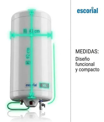 Escorial Eléctricos 90l Blanco