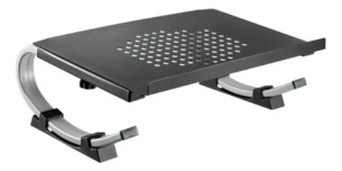 Mesa Notebook Regulable Ergonómica Onebox Ob-s1 Soporte Acero Negro