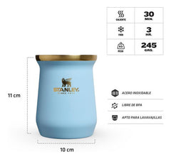 Mate De 236ml Messi X Stanley 1913 Goat Azul Messi