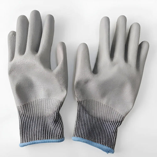 Guantes De Cocina Guantes Alta Temperatura Poliester Caucho Gris
