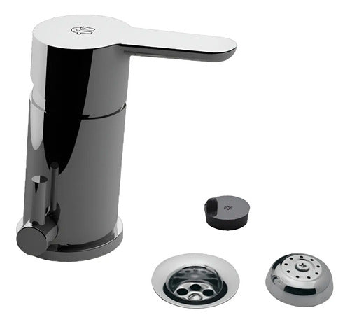 Mezcladora De Baño Fv Puelo 0189/b5 Cromo Cromado