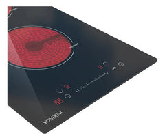 Anafe Eléctrico Empotrable Vitrocerámico Vondom C2906b Negro