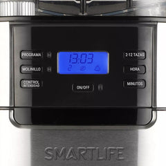 Cafetera De Filtro Smartlife Sl-cmdg1025 Con Molinillo 900w Negro