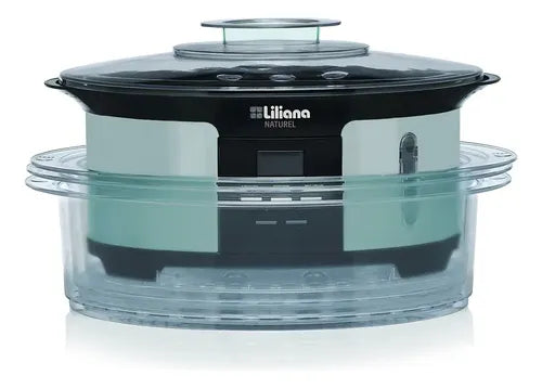 Vaporera Eléctrica Liliana Naturel Av930 Color Gris/negro 1.05kw 50 Hz