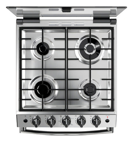 Cocina Multigas Drean Cd5617ai0 Inox 56 Cm Con Air Fryer C Gris