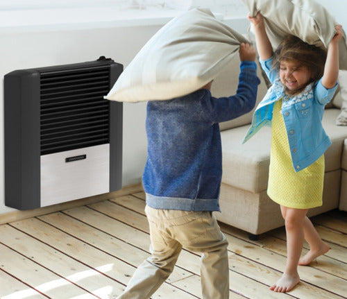 Calefactor Coppens Sin Tiraje 5000 C50stam Acero Tio Musa Gris Oscuro