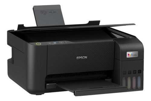 Impresora A Color Multifunción Epson Ecotank L3210 Negra Negro
