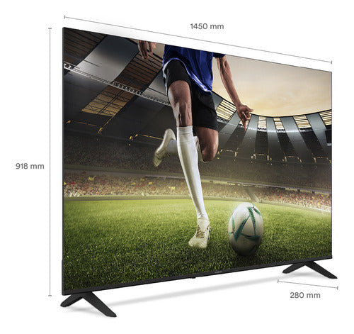 Smart Tv Noblex 65 Uhd 4k Google Tv Bluetooth Hdmi Usb Dv65x8580