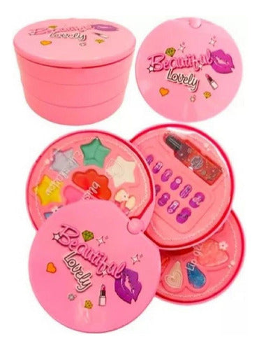 Set De Maquillaje Infantil Desplegable 360º Poppi 5659
