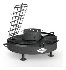 Parrilla Duomo Tromen Fogon Accesorios Asador Estaca Color Negro
