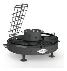 Parrilla Duomo Tromen Fogon Accesorios Asador Estaca Color Negro