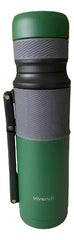 Termo Matero Vivendi 1.2 L Acero Inox Asa Plegable Verde  Verde