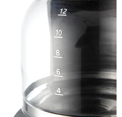 Cafetera De Filtro Smartlife 1.5lts 980w Sl-cm9402 Color Negro/acero Inoxidable