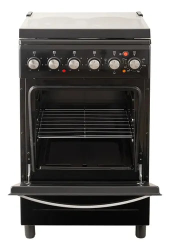 Cocina Eléctrica Kanji Kjh-ekb001v 50cm Grill Color Negro