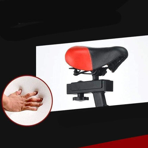 Bicicleta Fija Para Spinning Tm Acero Indoor Hasta 120kg Cts Color Negro