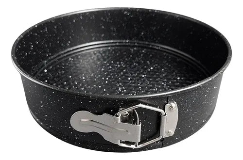 Molde Desmontable Traba Antiadherente Tortera Cocina Color Negro