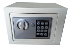 Caja Fuerte Seguridad Digital 23x17x17cm Mini Beige Tio Musa