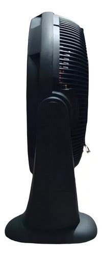 Turbo Ventilador Kanji 20' Fh2010 Plastico 80 Watt Cantidad De Aspas 5 Color De La Estructura Negro Diámetro 50.8 Cm