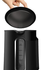 Pava Digital Doble Pared Interior De Vidrio - Liliana Ap991 Negro