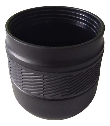 Termo Vivendi De 1200 Ml De Acero Inox Negro Libre De Bpa Negro