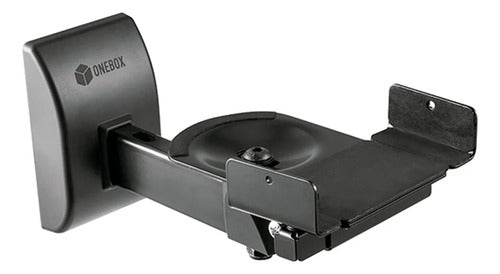 Soporte De Pared Movil Para Parlantes Altavoces Onebox Acero Color Negro