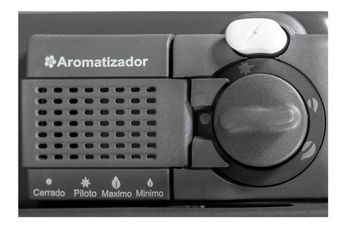 Calefactor A Gas Eskabe S21 Tb5 P Tiro Balanceado 5000 Encendido Piezoelectrico Marfil