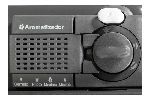 Calefactor A Gas Eskabe S21 Tb5 P Tiro Balanceado 5000 Encendido Piezoelectrico Marfil