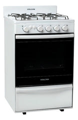 Cocina 87643vm 55cm 4 Hornallas Bl. Volcan Color Blanco Tipo De Conexión Multigas